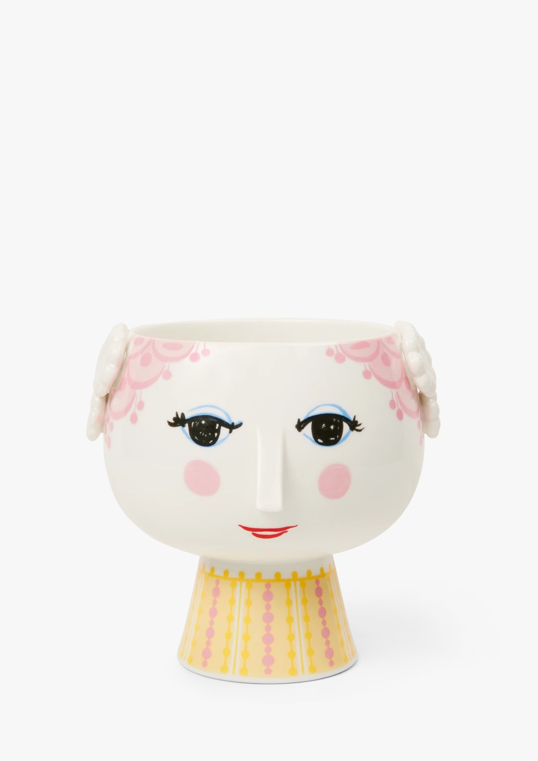 Eva florero con stand pink