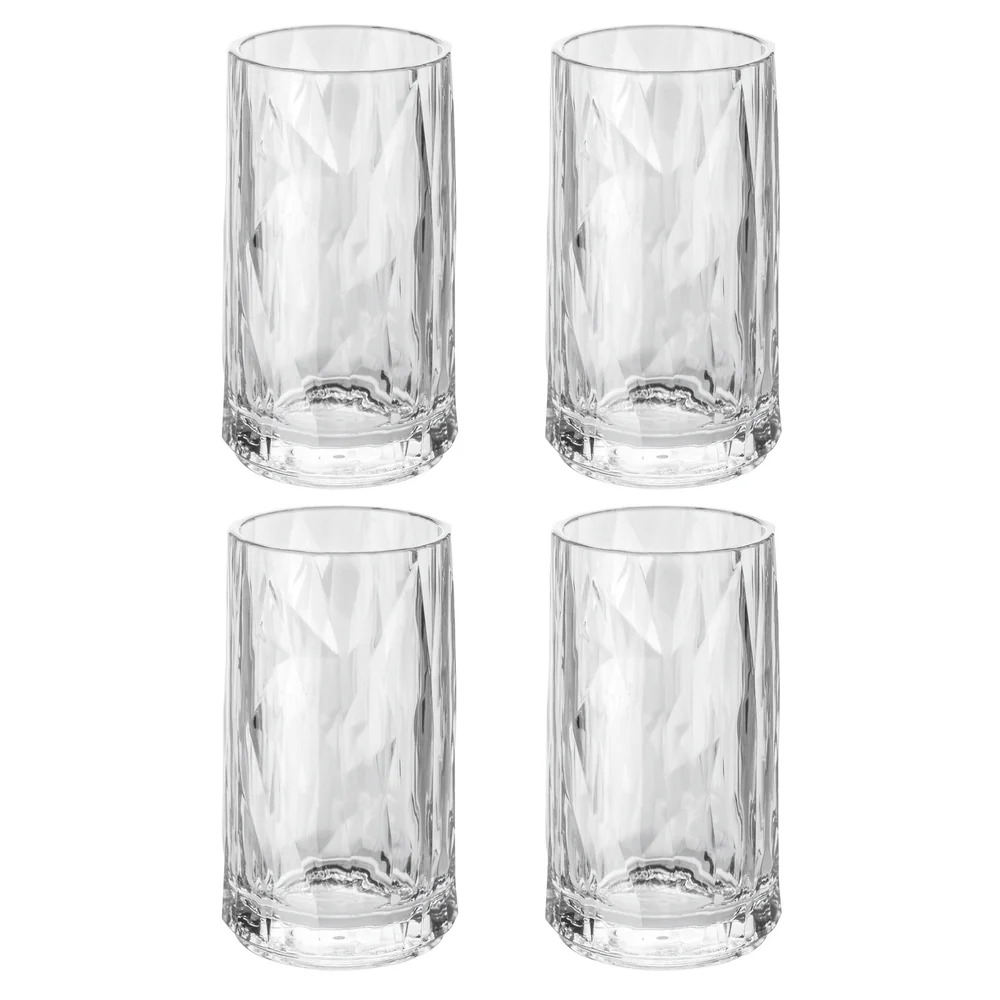 Set de 4 vasos clear