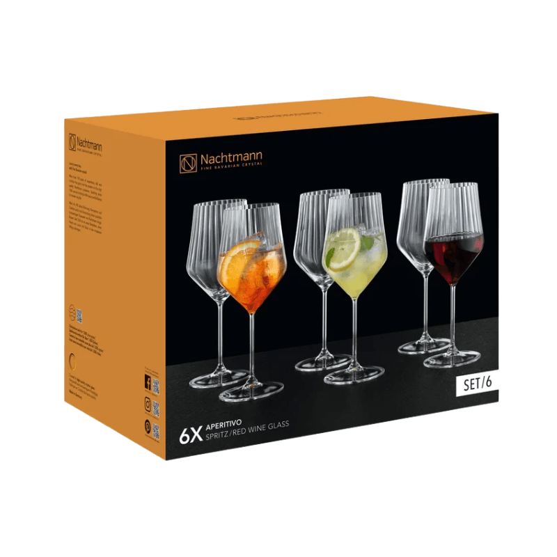 Set de 6 copas aperitivo	