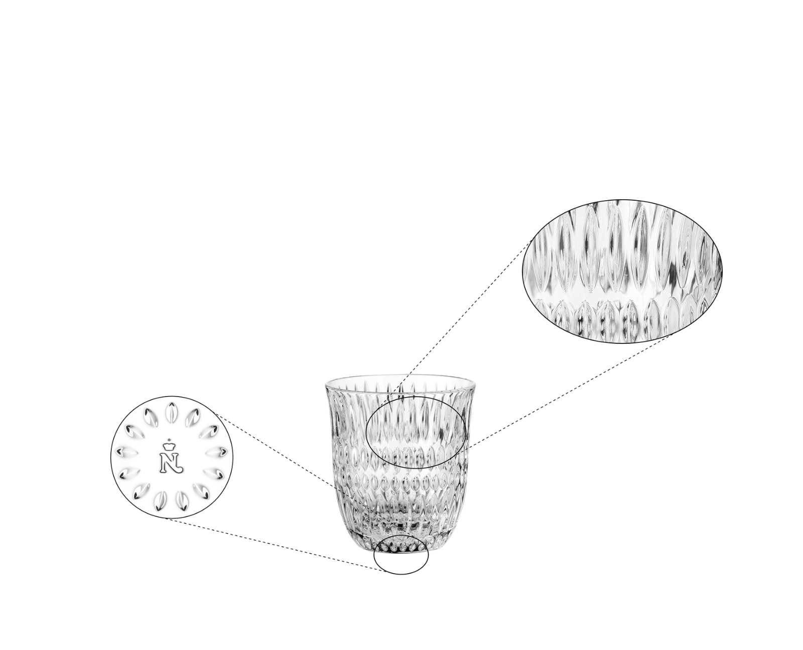 Set de 4 vasos ethno
