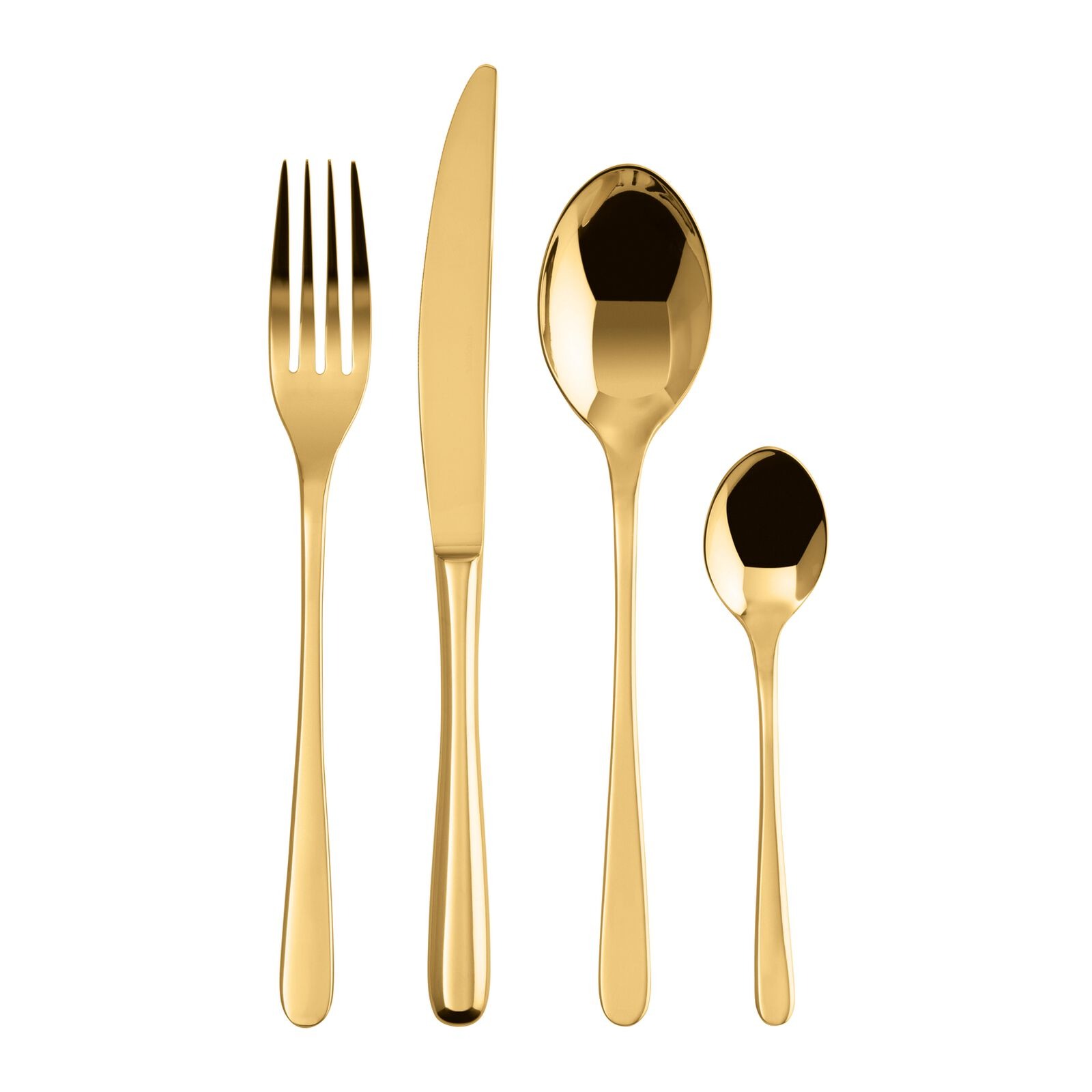 Juego de cubiertos de 24pcs - gold