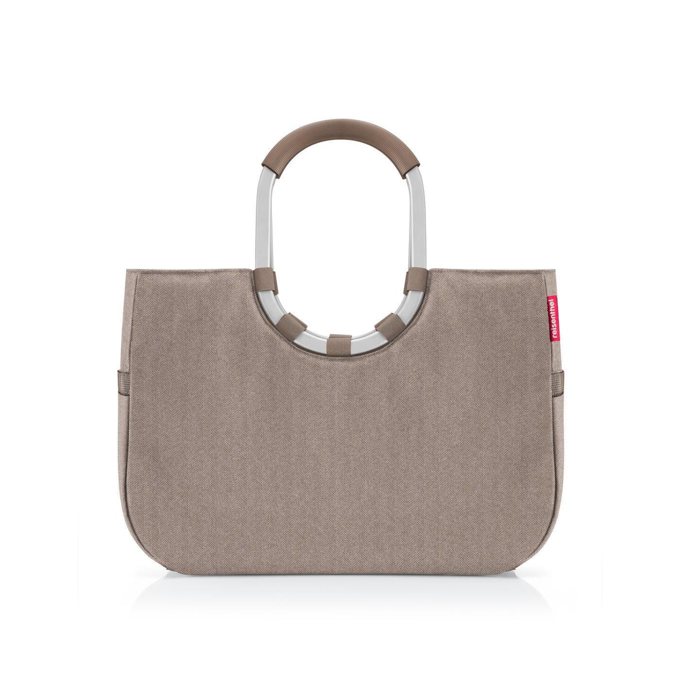 Bolso L herringbone mokka
