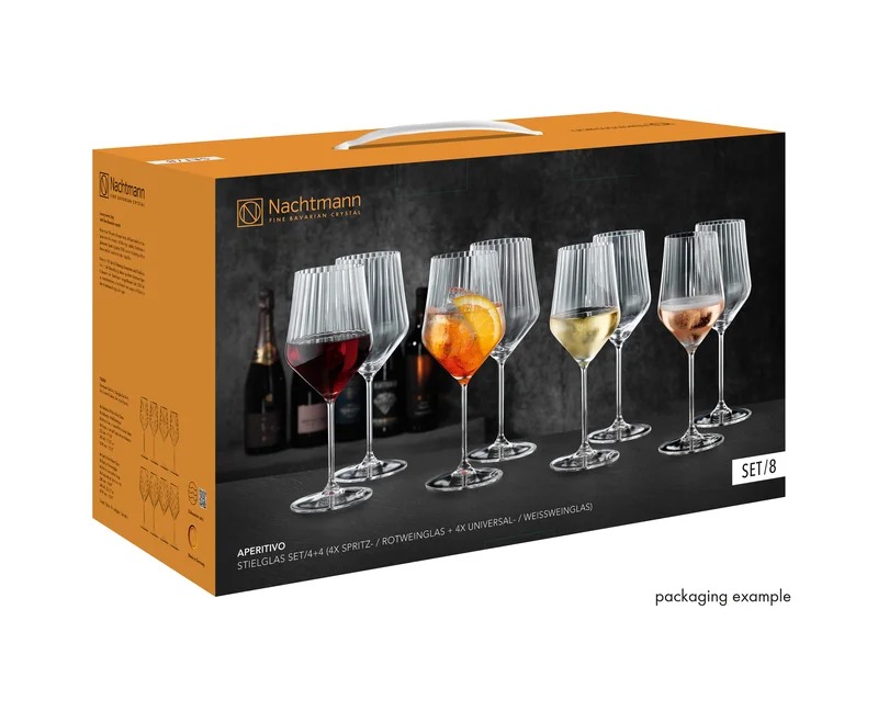Juego de 8 copas aperitivo