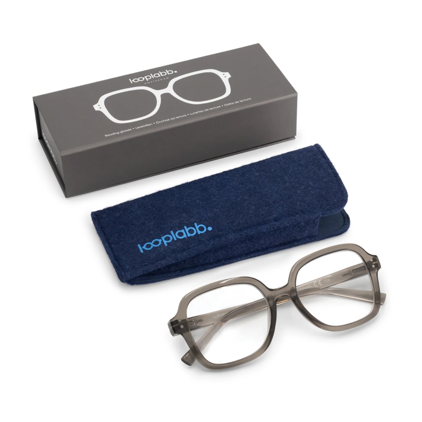 Lentes colette crystal black +2.00