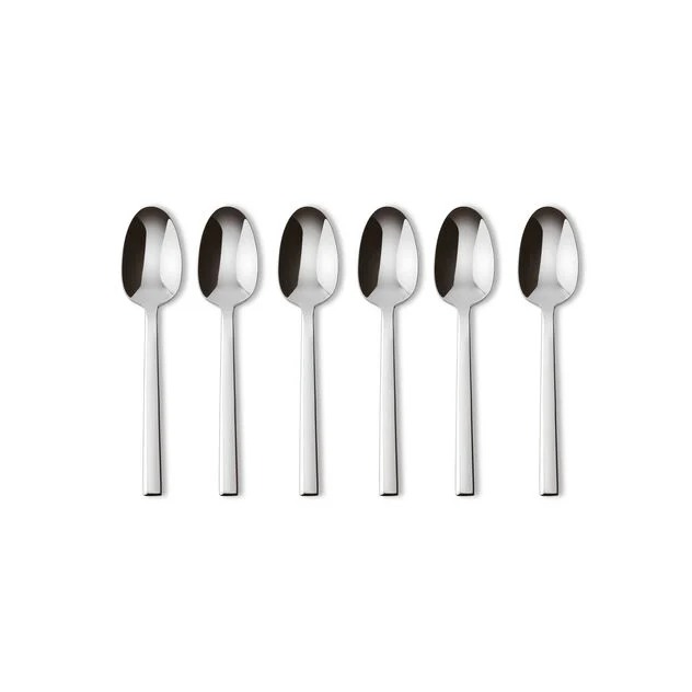 Pack 6 cucharas expresso - moka de acero
