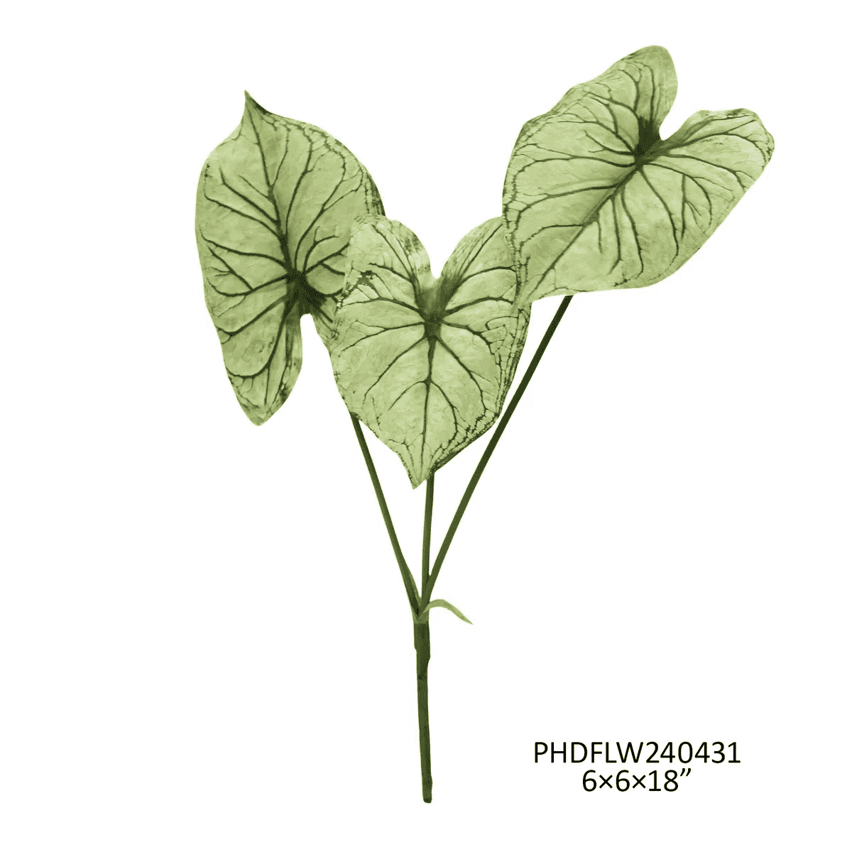 Planta decorativa caladium 18'' artifiicial