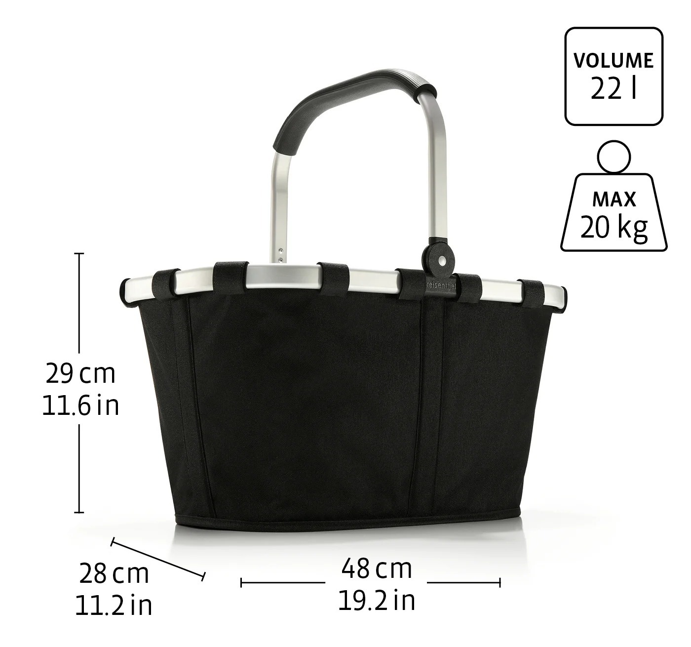 Cesta para picnic jacquard brown