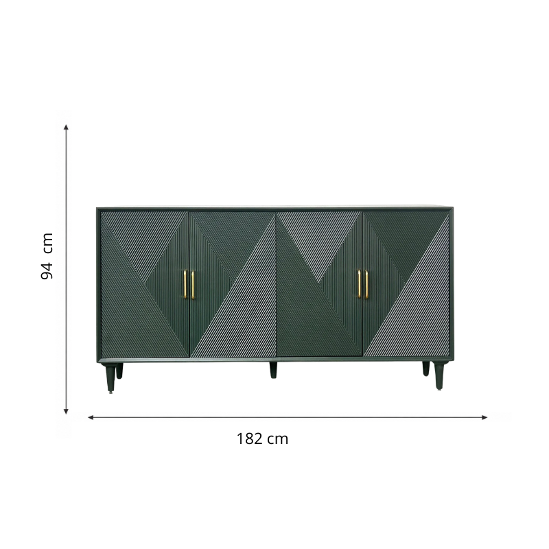 Aparador de 4 puertas	