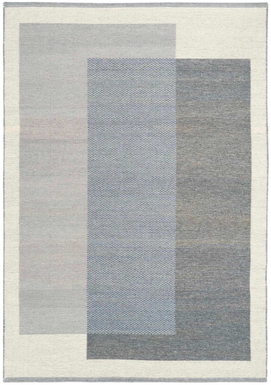 Alfombra copnh ivory blue 2.44 m x 3.05 m