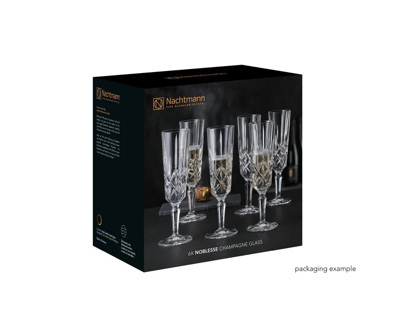 Set de 6 copas champán - noblesse
