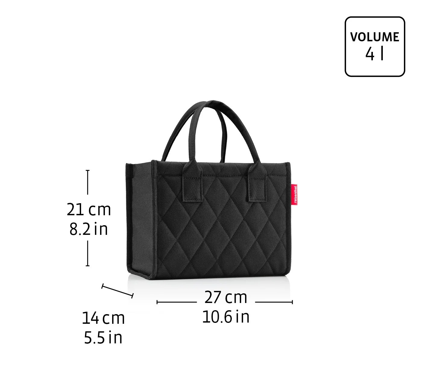 Bolsa de compras XS rhombus gold midnight