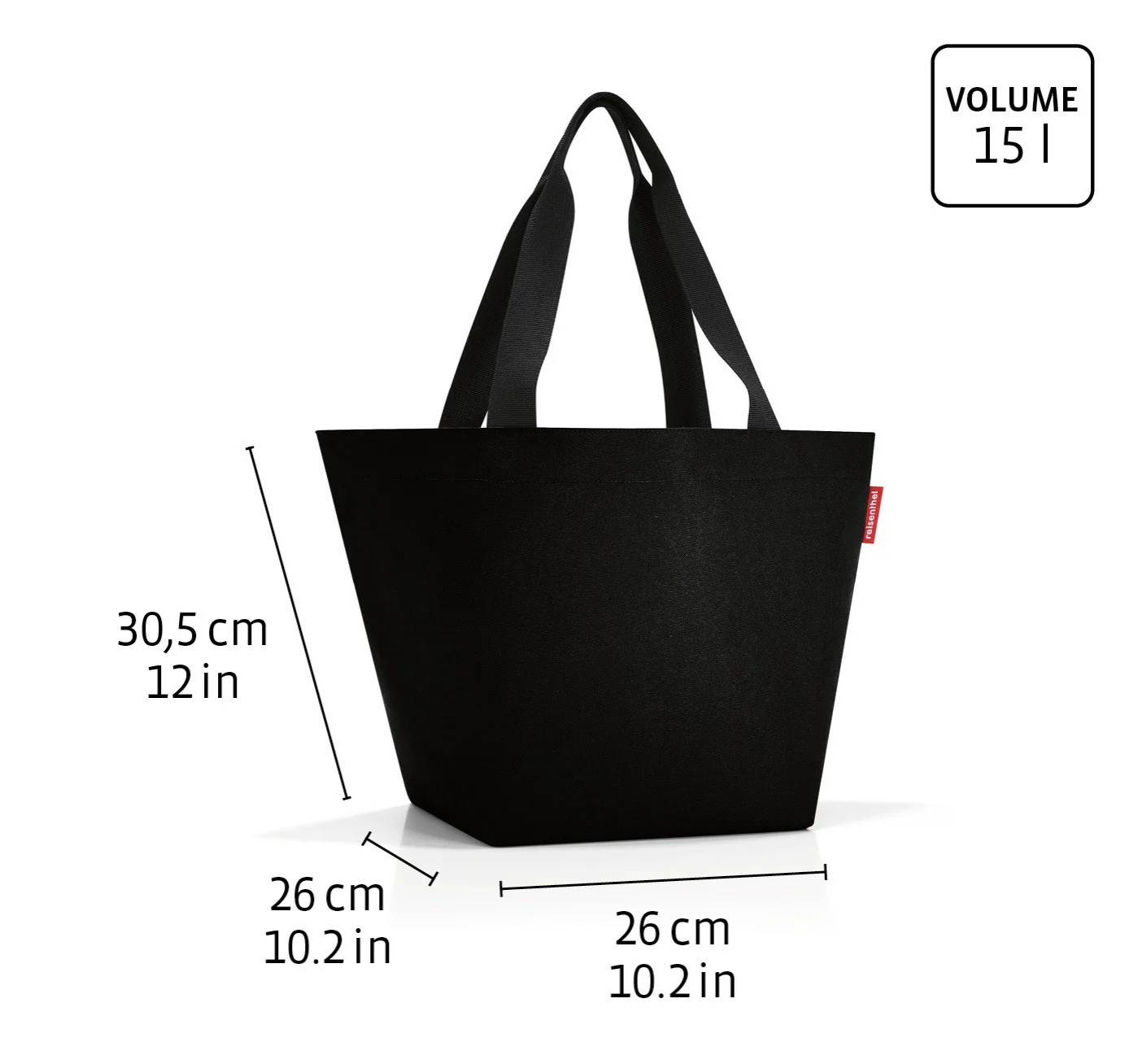 Bolsa para compras M boucle black