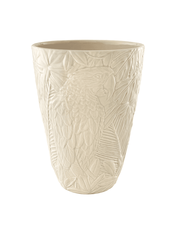 Jarrón 25 cm blanco