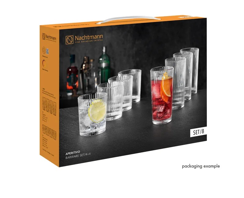 Juego de 8 vasos aperitivo