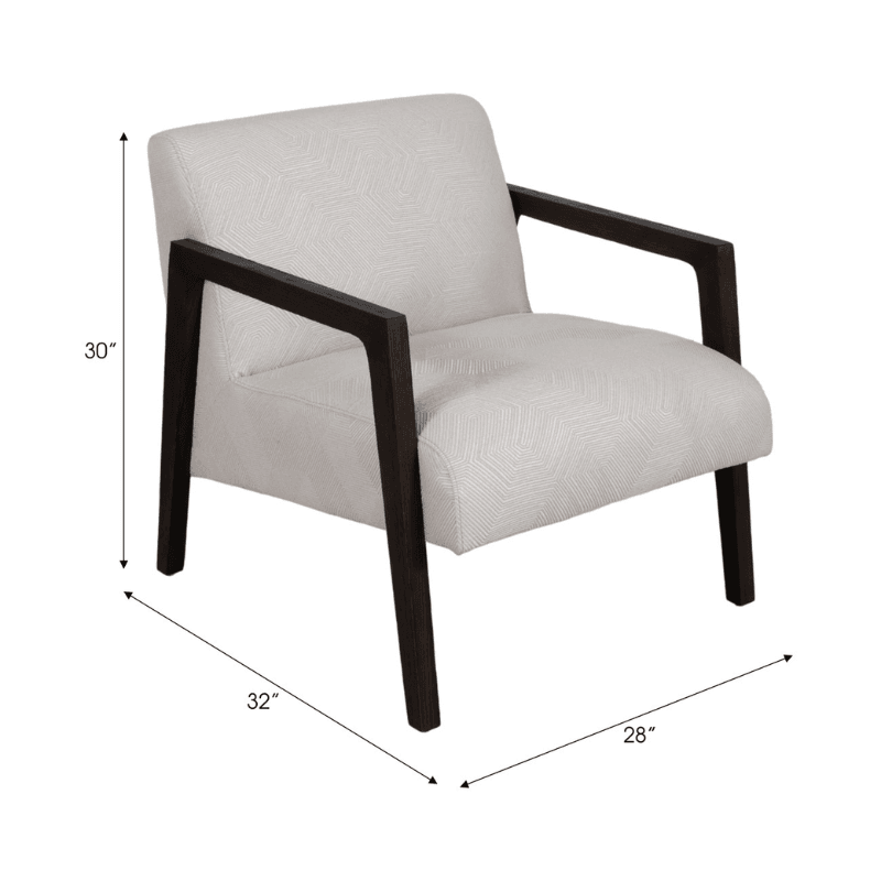 Silla brunner white / black 28''