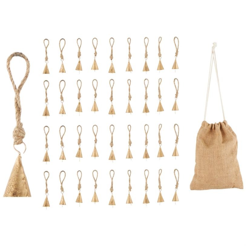 Set de 36 campanas decorativas