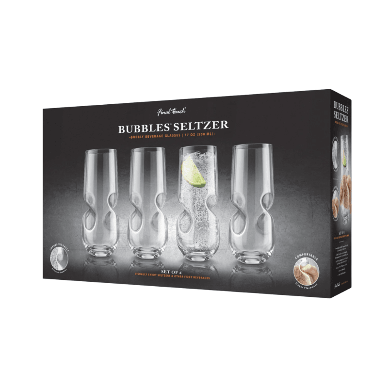 Set de 4 vasos bubbles large