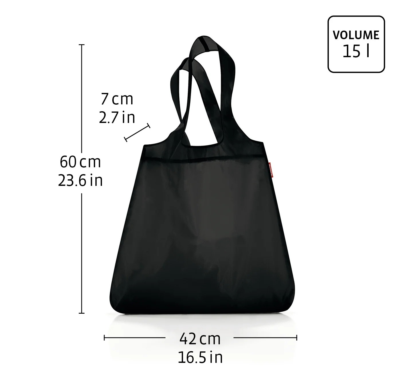 Bolso mini smiley grey