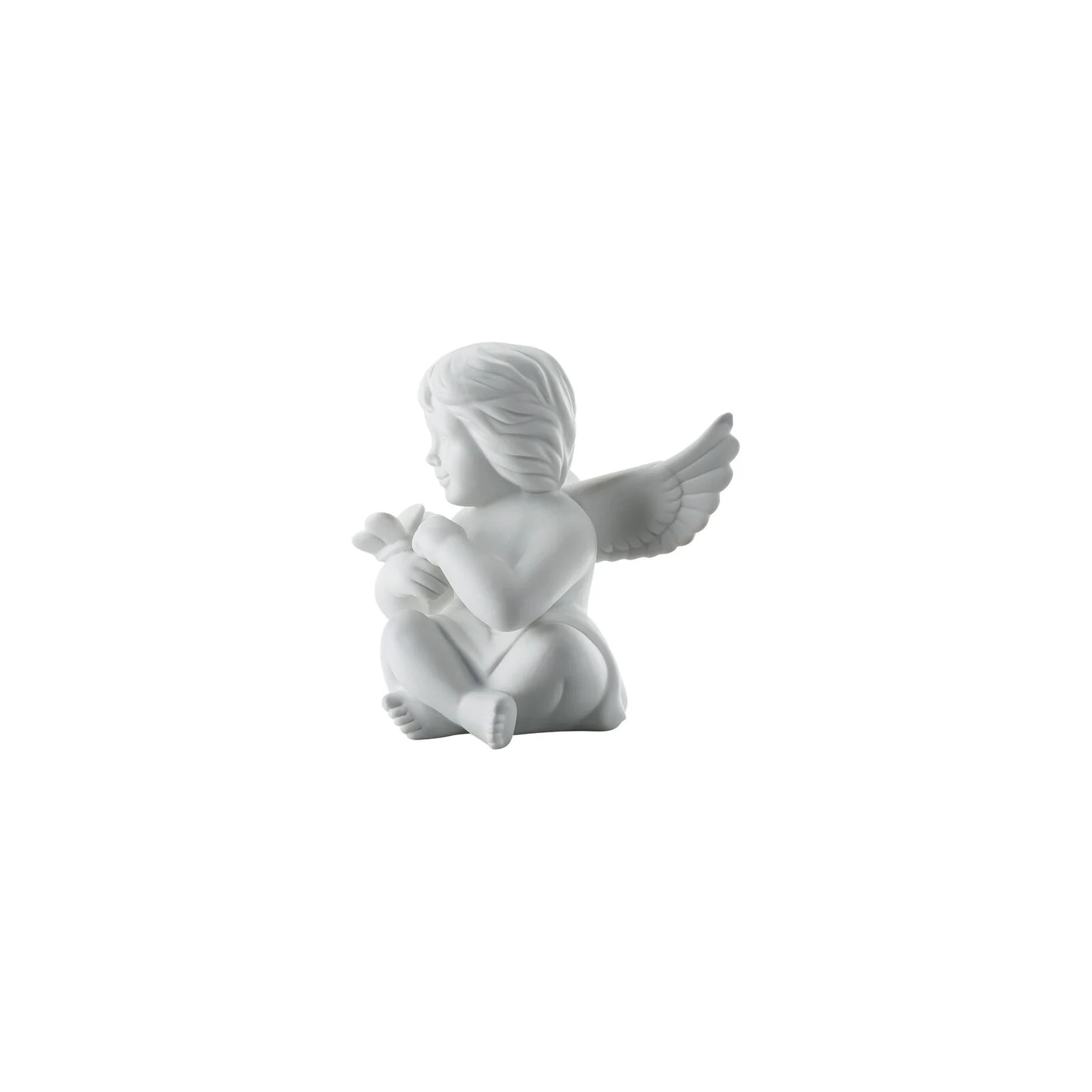 Ángel con mariposa en mano