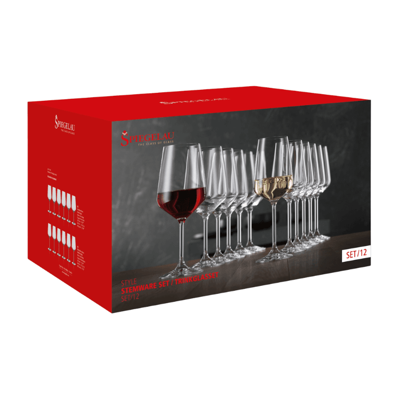 Set de 12 copas style